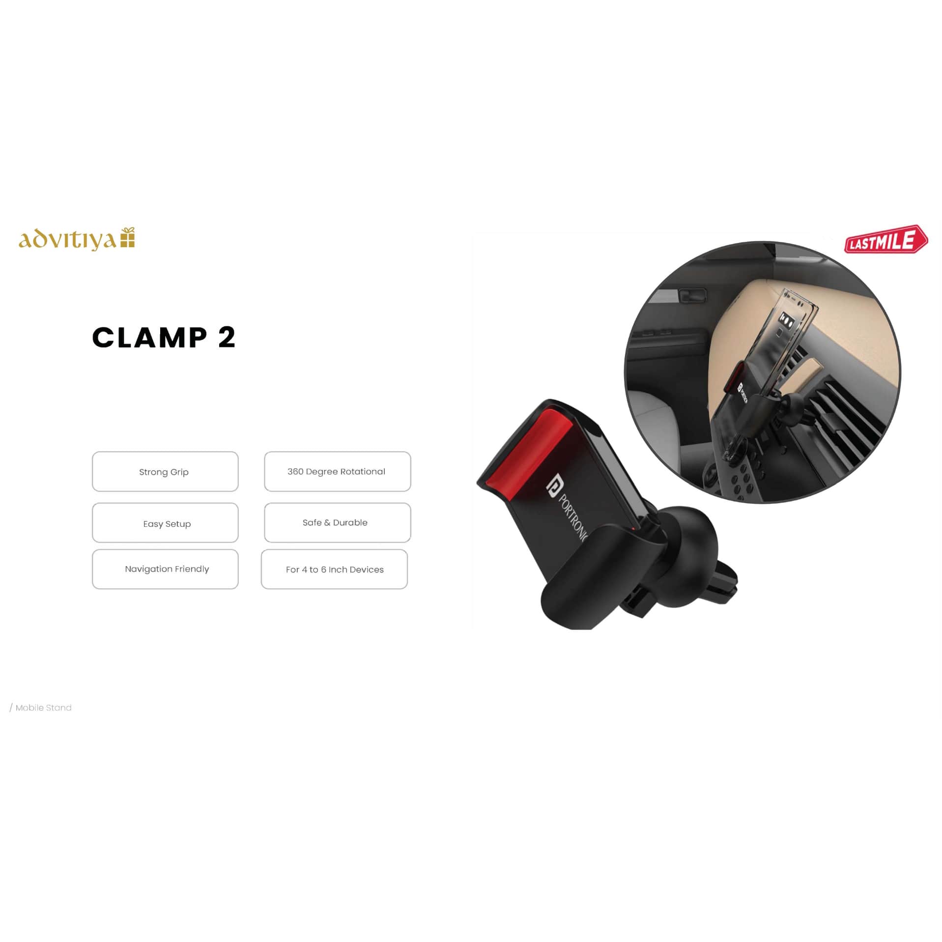 Portronics Clamp 2