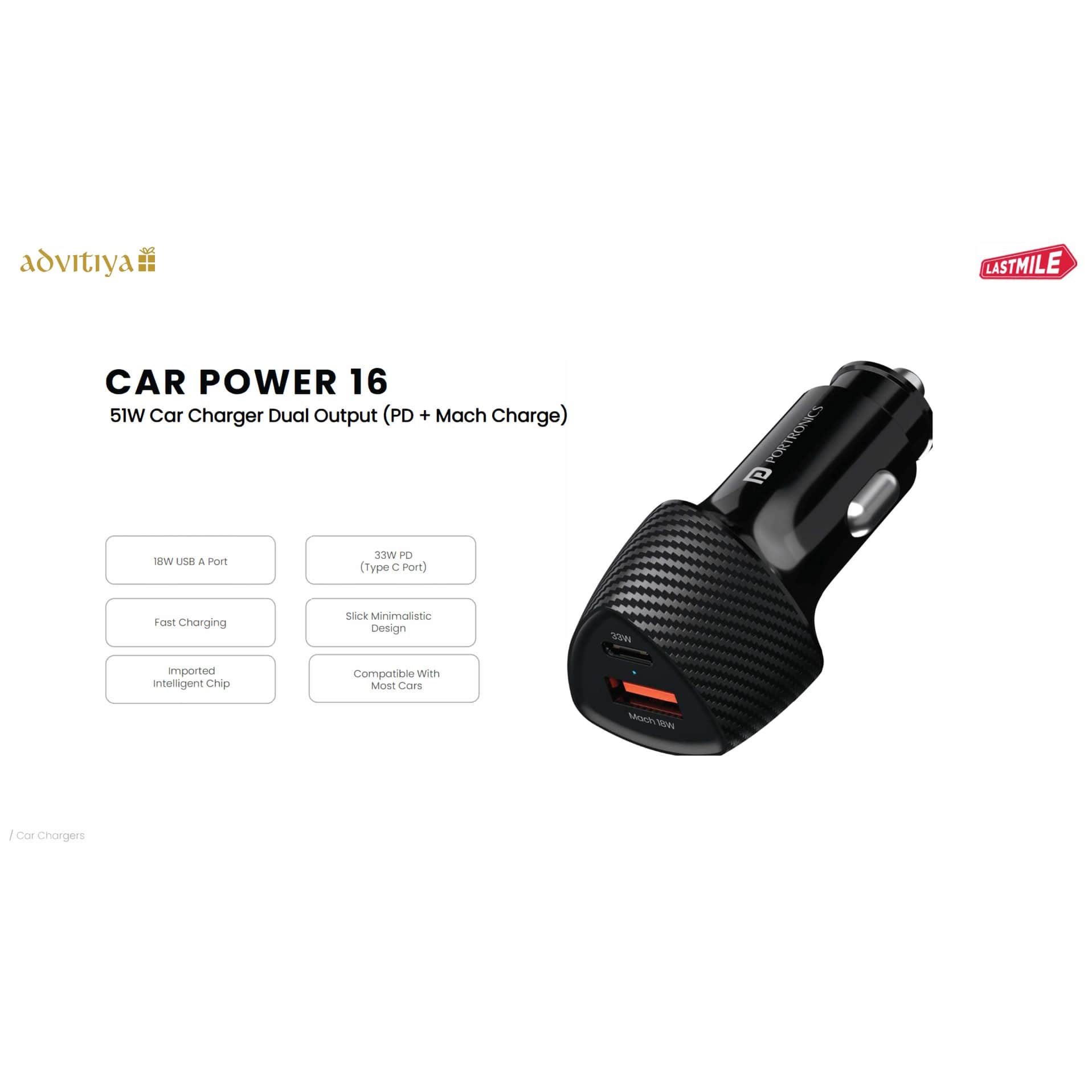 Car Power 16  Dual Ports